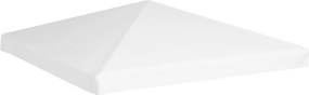 vidaXL Κάλυμμα για Κιόσκι Λευκό 3 x 3 μ. 270 γρ./μ²