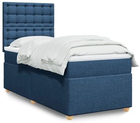 ΚΡΕΒΑΤΙ BOXSPRING ΜΕ ΣΤΡΩΜΑ ΜΠΛΕ 90X200 ΕΚ.ΥΦΑΣΜΑΤΙΝΟ 3291183