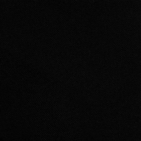 vidaXL Πολυθρόνα Μπάρελ Μαύρη Υφασμάτινη με Υποπόδιο