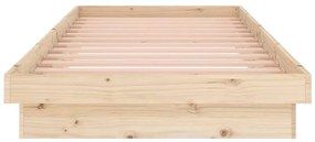 vidaXL Πλαίσιο Κρεβατιού 90 x 200 εκ. από Μασίφ Ξύλο