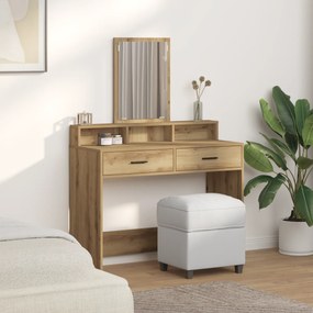 vidaXL Τουαλέτα με Συρτάρια Ξύλο Artisan 100x41x140 εκ.