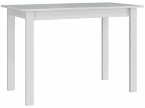 Τραπέζι Victorville 116, Άσπρο, 76x60x110cm, 15 kg, Πλαστικοποιημένη μοριοσανίδα, Ξύλο, Μερικώς συναρμολογημένο, Ξύλο: Οξιά | Epipla1.gr