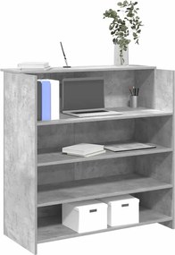 vidaXL Γραφείο υποδοχής 100x50x103,5 εκ. Επεξεργασμένο Ξύλο