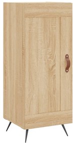 vidaXL Μπουφές Sonoma δρυς 34,5 x 34 x 180 εκ. από Επεξεργασμένο Ξύλο