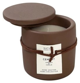 Αρωματικό κερί τσιμεντένιο καφέ Homemade Spa 7,7x8εκ.