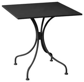 Τραπέζι Park 70x70 Μεταλλικό Μαύρο