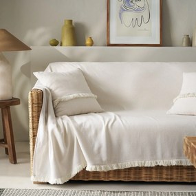 Ριχτάρι Πολυθρόνας (180x180) Gofis Home Odessa Off White 533/05