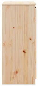 vidaXL Ντουλάπι 60 x 36 x 84 εκ. από Μασίφ Ξύλο Πεύκου