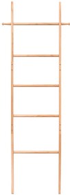 vidaXL Σκάλα για Πετσέτες 170 εκ. από Μασίφ Ξύλο Καρυδιάς