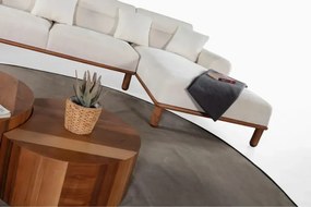 Stewehome Γωνιακός καναπές με λειτουργία κρεβατιού μοντέρνου στιλ