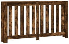 vidaXL Κάλυμμα Καλοριφέρ Καπνιστή Δρυς 149x20x82εκ. Επεξεργασμένο Ξύλο