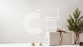 Intra Συλλεκτικό Ξύλινο Παζλ Plywood  4mm - Λευκό κουτί δώρου με πεύκο και κηροπήγια Σε Ξύλινο Κουτί - Διαστάσεις: 10x10 cm – 25 κομμάτια