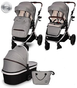 LORELLI ΠΟΛΥΚΑΡΟΤΣΙ ΑΝΤΙΣΤΡΕΨΙΜΟ ΜΕ ΚΑΛΑΘΟΥΝΑ 2 ΣΕ 1 GLORY OPALINE GREY 10021822302A