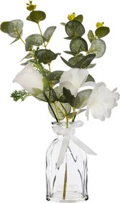 Τεχνητό Μπουκέτο Λουλουδιών Σε Βάζο (Φ22x41) A-S Eucalyptus 168546
