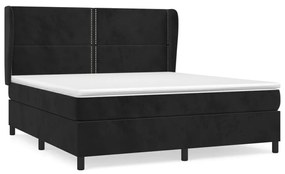 ΚΡΕΒΑΤΙ BOXSPRING ΜΕ ΣΤΡΩΜΑ ΜΑΥΡΟ 160X200 ΕΚ. ΒΕΛΟΥΔΙΝΟ 3129161