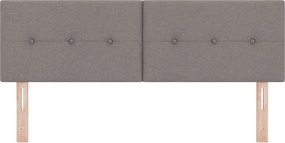 vidaXL Κεφαλάρι με κεφαλάρι Taupe 160 cm Τεχνητό Δέρμα