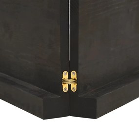 vidaXL Ράφι Τοίχου Σκούρο Καφέ 220x40x(2-6) εκ. Επεξ. Μασίφ Ξύλο Δρυός