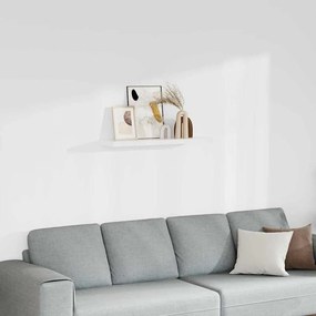 vidaXL Ράφι Τοίχου Άσπρο 90x23,5x3,8 εκ. MDF