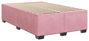 ΚΡΕΒΑΤΙ BOXSPRING ΜΕ ΣΤΡΩΜΑ ΡΟΖ 120X190 ΕΚ. ΒΕΛΟΥΔΙΝΟ 3293169