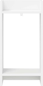 vidaXL Βάση φυτών 2 τεμ. Λευκό 30 x 30 x 60 cm Επεξεργασμένο Ξύλο
