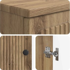 vidaXL Σετ ντουλαπιών μπάνιου 3 τεμαχίων EDE Artisan Δρυς