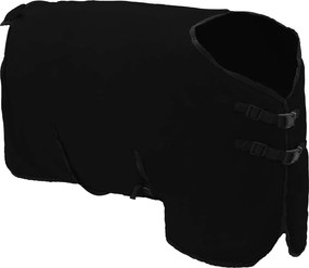 vidaXL Σαμάρι Ίππου Μαύρο Πολυεστέρας