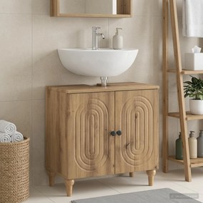 vidaXL Ντουλάπα Νιπτήρα Mπάνιου ALKMAAR Artisan Δρυς