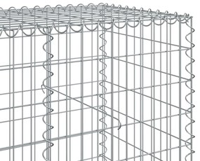 vidaXL Συρματοκιβώτιο με Κάλυμμα 1100x100x100 εκ. Γαλβανισμένο Χάλυβα