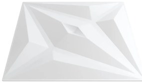 vidaXL Πάνελ Τοίχου 48 τεμ. Σχέδιο Αστέρι Λευκά 50x50εκ. 12 μ² από XPS