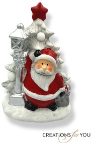 Φωτιζόμενο Χριστουγεννιάτικο Δέντρο Άγιος Βασίλης