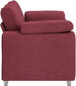 vidaXL Διθέσιος καναπές Κόκκινο 160 cm ύφασμα