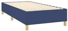 ΚΡΕΒΑΤΙ BOXSPRING ΜΕ ΣΤΡΩΜΑ ΜΠΛΕ 80X200 ΕΚ. ΥΦΑΣΜΑΤΙΝΟ 3128563