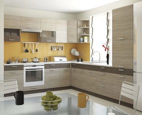 Alina Κάτω ντουλάπι 30x44,5x85εκ Σονόμα-Μόκκα SO-AD30