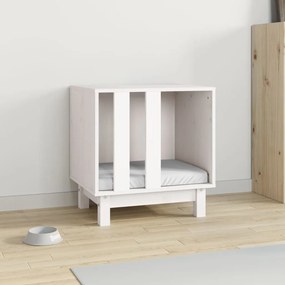 vidaXL Σπίτι Σκύλου Λευκό 50 x 40 x 52 cm