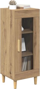vidaXL Πλαϊνό γραφείο Artisan Oak 34.5 x 32.5 x 90 εκ.