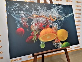 Εικόνα φρούτων στο νερό - 120x80