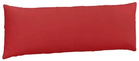 vidaXL Μαξιλάρι Καναπέ 2 pcs Κόκκινο 120 x 40 cm ύφασμα