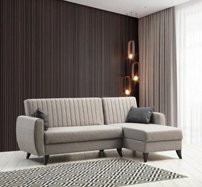 Stewehome Γωνιακός καναπές Alkon 223x130x86 cm