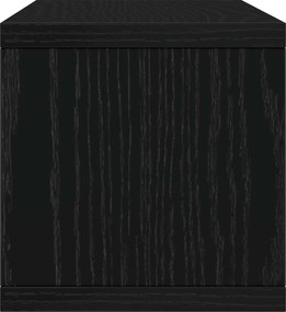 vidaXL Ράφι Αποθήκευσης CDs Μαύρη Δρυς 40 x 17 x 17 εκ.