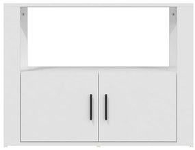 Ντουλάπι Λευκό 80 x 30 x 60 εκ. από Επεξεργασμένο Ξύλο - Λευκό