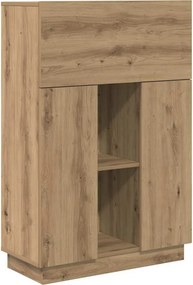 vidaXL Γραφείο Artisan Oak 71,5 x 31,5 x 106,5 cm Επεξεργασμένο Ξύλο