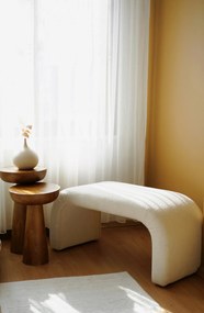 Πουφ Σκαμπό Λευκό NU BENCH 46x106x45