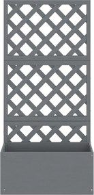 vidaXL Καφασωτά Γκρι 2 τεμ. 65 x 33x 135 εκ. από WPC