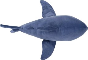 vidaXL Λούτρινο Παιχνίδι Αγκαλιάς White Shark Μπλε και Λευκό