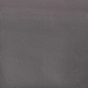 Οθωμανικό κρεβάτι με στρώμα Γκρι 140x200cm Faux Leather - Γκρι