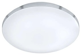 Φωτιστικό Οροφής-Πλαφονιέρα Led Apart 1600Lm 10x35cm Chrome-White 659411806 Trio Lighting Μέταλλο,Ακρυλικό