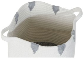 Σετ καλαθιών DKD Home Decor Λευκό Μαύρο Γκρι Μουστάρδα (3 Μονάδες)