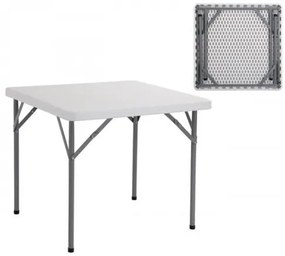 BLOW τραπέζι ΣυνεδρίουCatering Πτυσσόμενο Άσπρο 86x86x74cm ΕΟ173