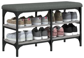 vidaXL Παπουτσοθήκη Γκρι Sonoma 82x32x47 εκ. από Επεξεργασμένο Ξύλο
