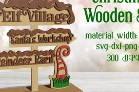 Σετ των 2 Intra απο ξύλο plywood 3mm-4mm πάχος - Χριστουγεννιάτικες ξύλινες επιγραφές. . Δίασταση 15x15 cm INTRAFABR-79757486